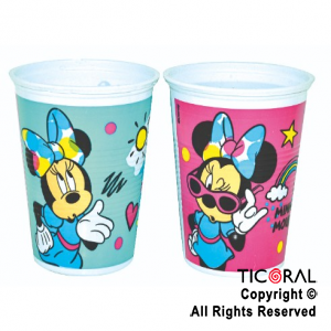 MINNIE VASOS x 8